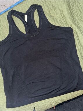Athleta Black Racerback Performance Tank
